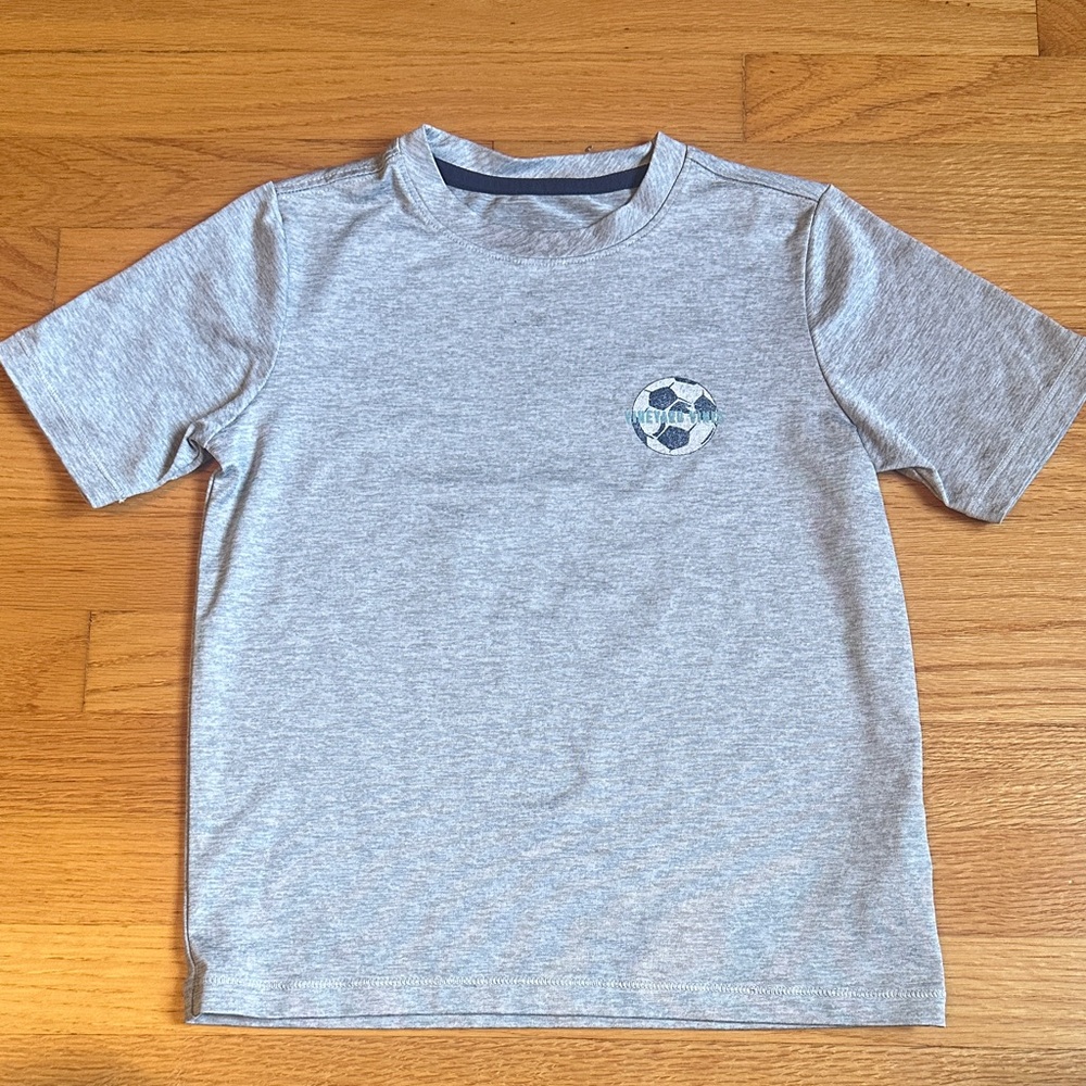 Vineyard Vines Gray Kids Soccer Tee